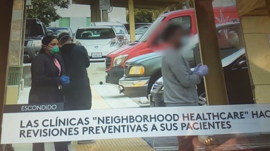 Neighborhood Healthcare image on Univision Screenshot