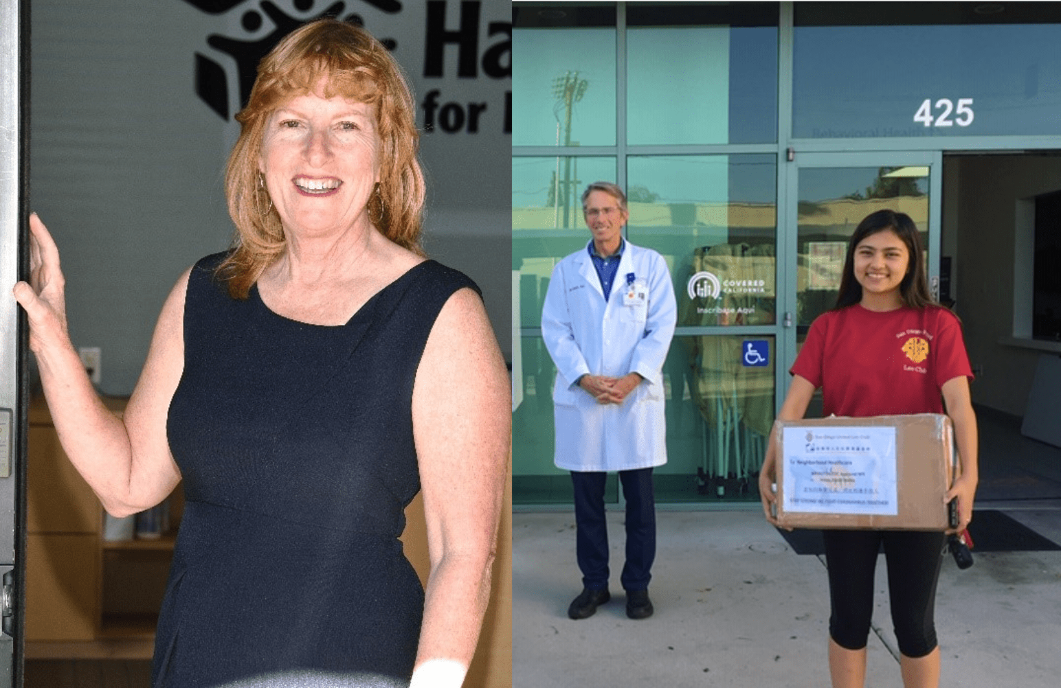 Lori Pfeiler and Cady Mariano