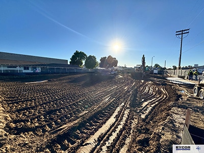 Overview of the grading construction preparation