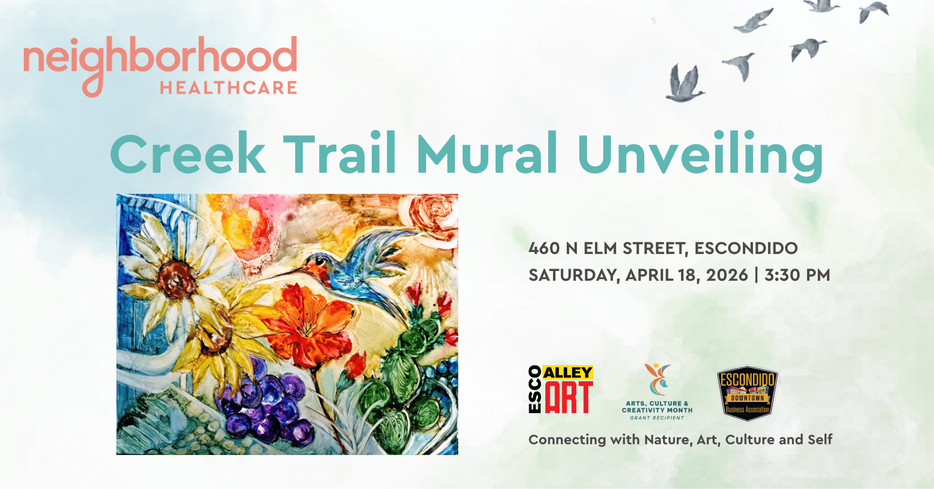 Creek Trail Mural Unveiling